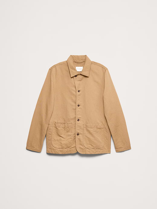 Banana Republic Italian Linen-Cotton Shirt Jacket — photo 4