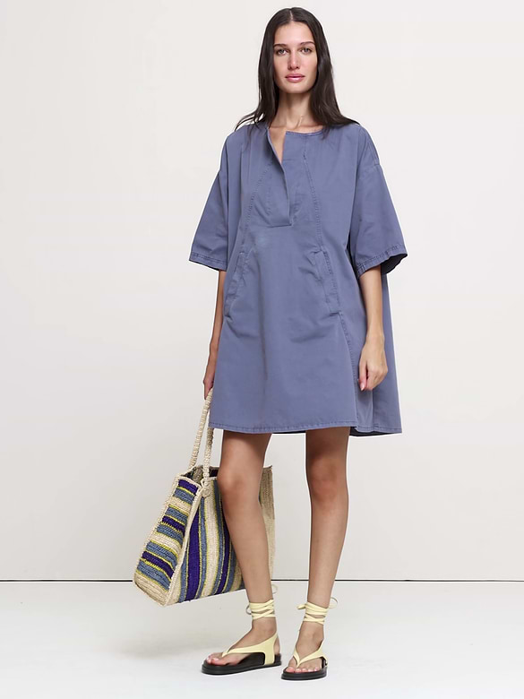 Banana Republic Cotton-Twill Pocket Mini Dress — photo 5
