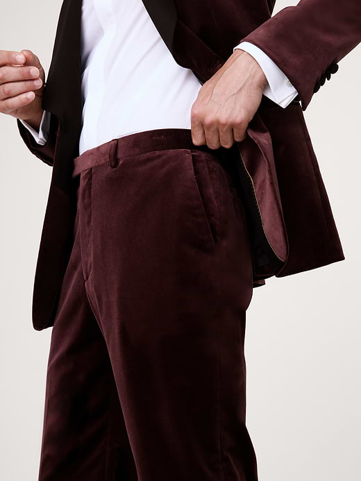 Banana Republic Straight Velvet Pant — photo 4