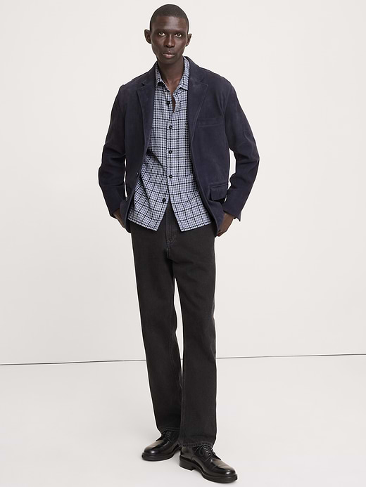 Banana Republic Relaxed-Fit Houndstooth Shirt — photo 4