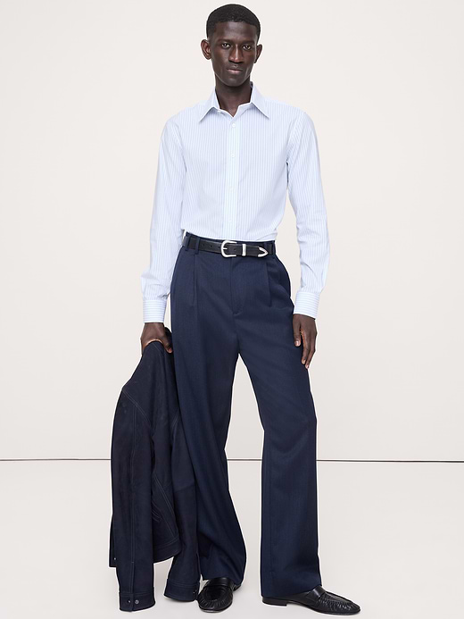 Banana Republic Slim-Fit Wrinkle-Resistant Dress Shirt — photo 1