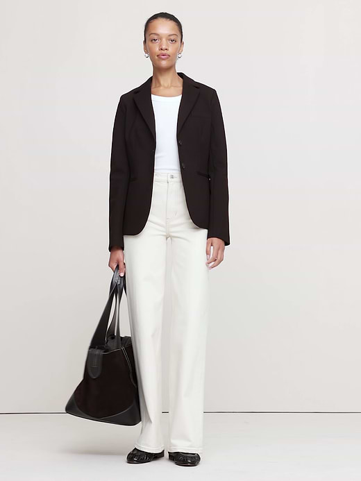 Banana Republic Slim Everywhere Ponte Blazer — photo 8