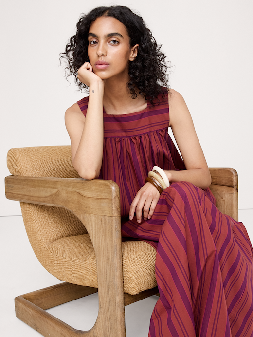 Banana Republic Cotton Square-Neck Dress — photo 4