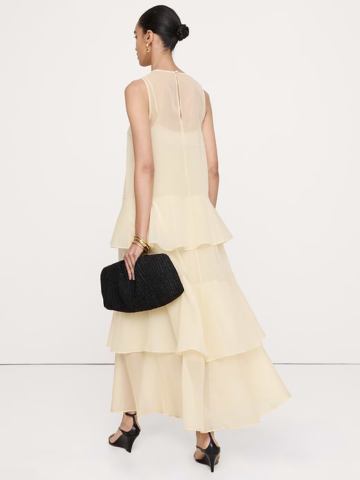 Banana Republic Organza Tiered Maxi Dress — photo 3