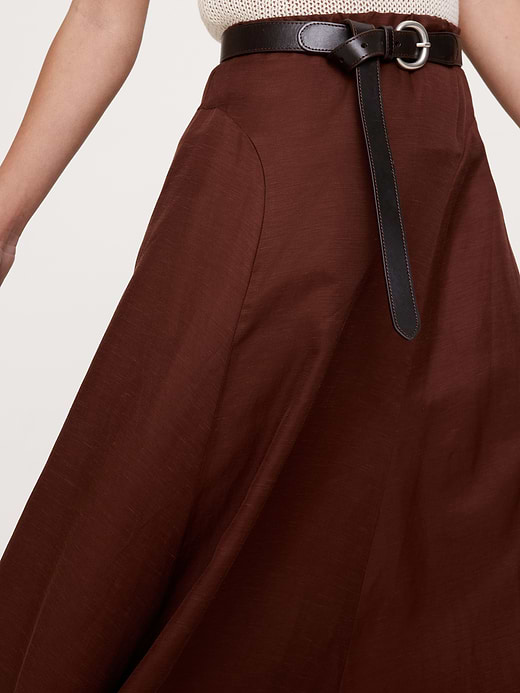 Banana Republic Viscose-Linen Maxi Skirt — photo 4