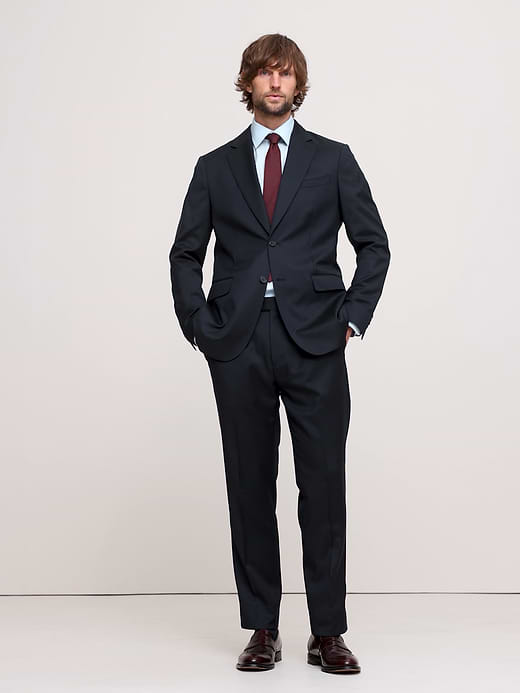 Banana Republic Signature Italian Houndstooth Suit Jacket — photo 8