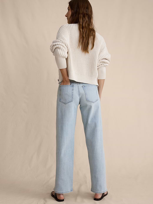 Banana Republic Mid-Rise 90s Loose Crop Jean — photo 3