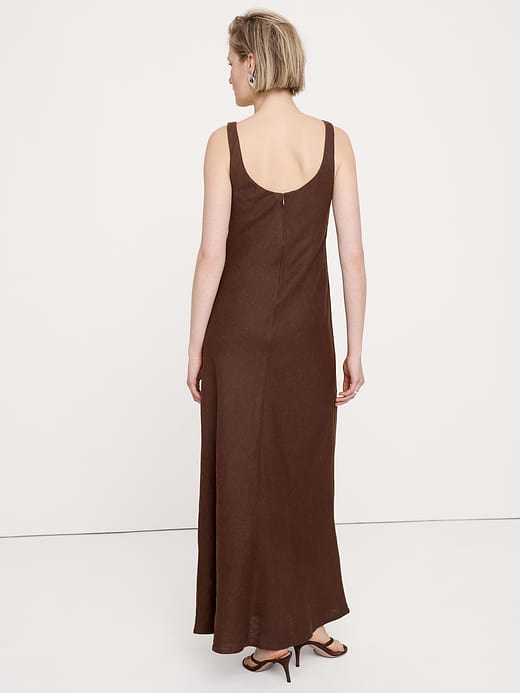 Banana Republic Linen Bias-Cut Maxi Dress — photo 3