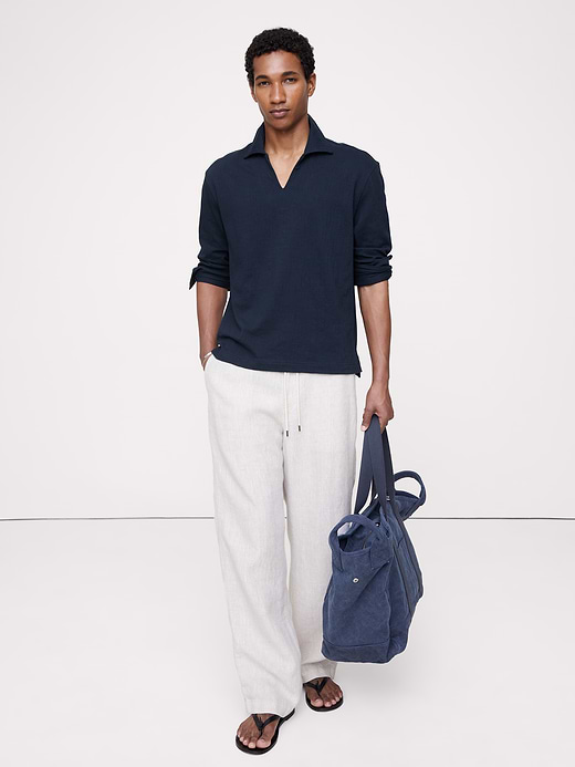 Banana Republic Jacquard Popover Polo — photo 1