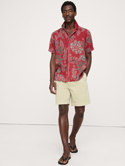 Banana Republic Standard-Fit Linen Resort Shirt — photo 1