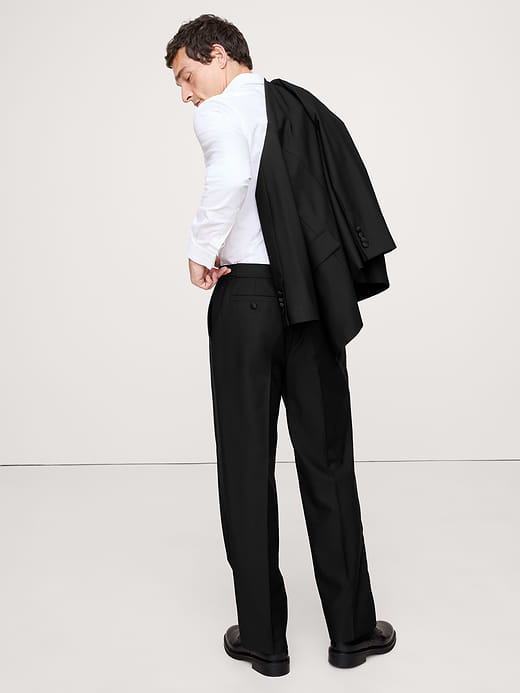 Banana Republic Straight Italian Barathea Tuxedo Pant — photo 3