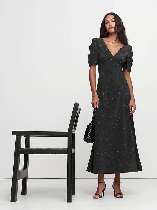 Banana Republic Matte Silk Maxi Dress — photo 6