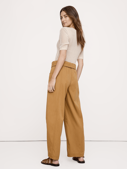 Banana Republic High-Rise Straight-Leg Fisherman Pant — photo 3