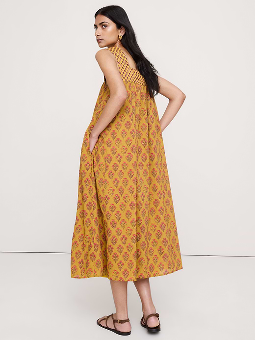 Banana Republic Cotton Square-Neck Dress — photo 3