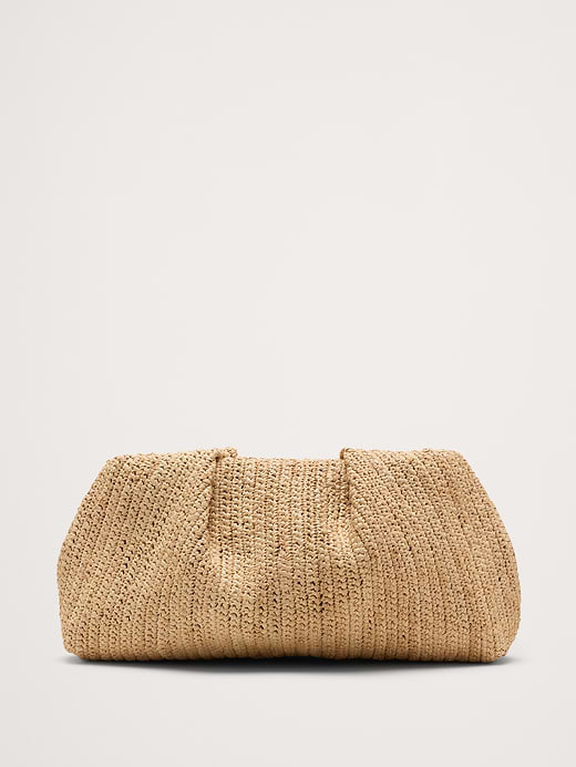 Banana Republic Raffia Clutch — photo 1