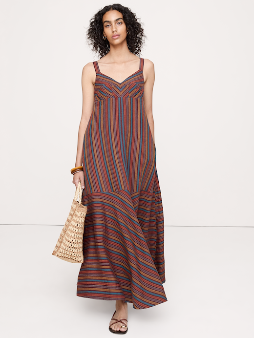 Banana Republic Linen Empire-Waist Maxi Dress — photo 1
