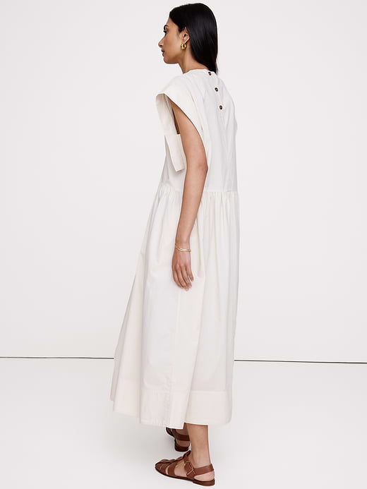 Banana Republic Cotton Poplin Maxi Dress — photo 3
