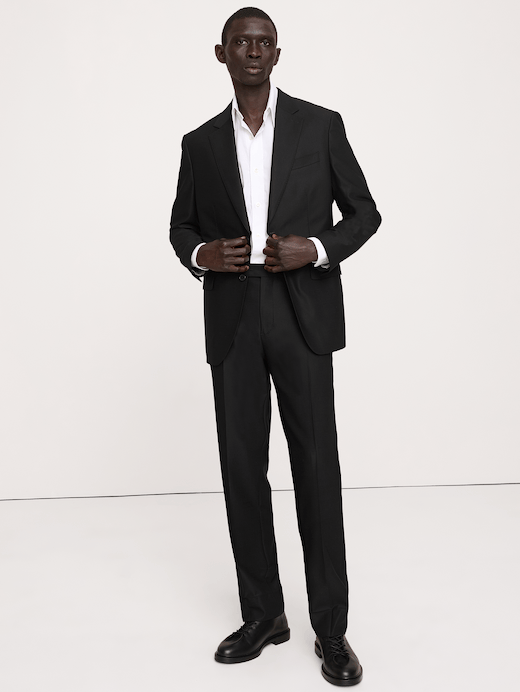 Banana Republic Signature Italian Hopsack Suit Jacket — photo 8