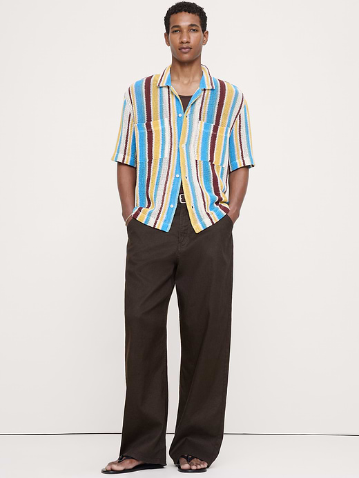 Banana Republic Cotton Mesh Resort Shirt — photo 4