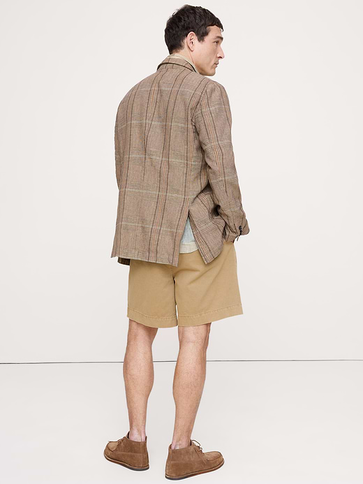 Banana Republic Italian Plaid Cotton-Linen Blazer — photo 3