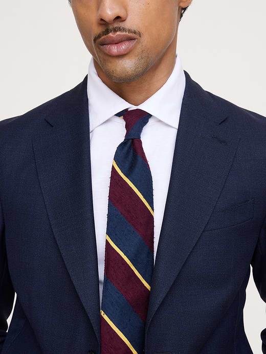 Banana Republic Tailored Slim-Fit Italian Wool Ventile Suit Jacket — photo 4