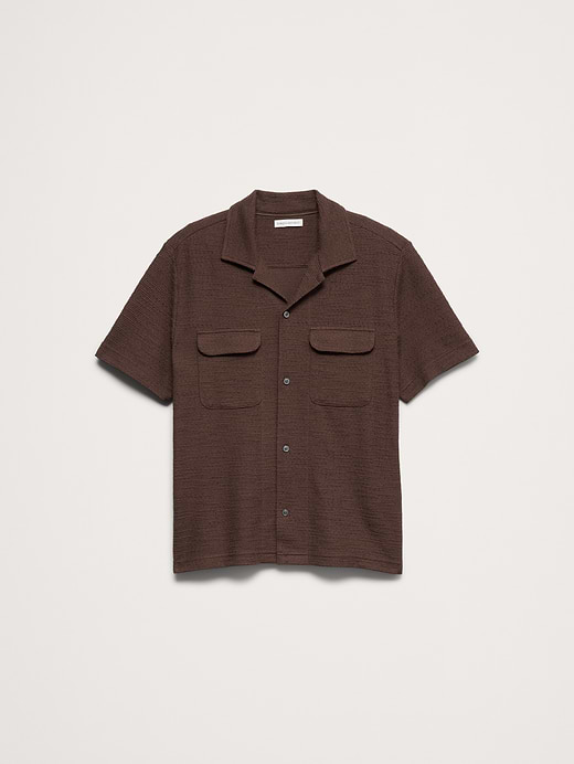 Banana Republic Textured Knit Resort Shirt — photo 5