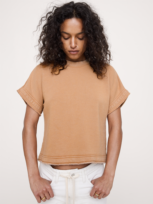 Banana Republic Terry Sweatshirt Tee — photo 4