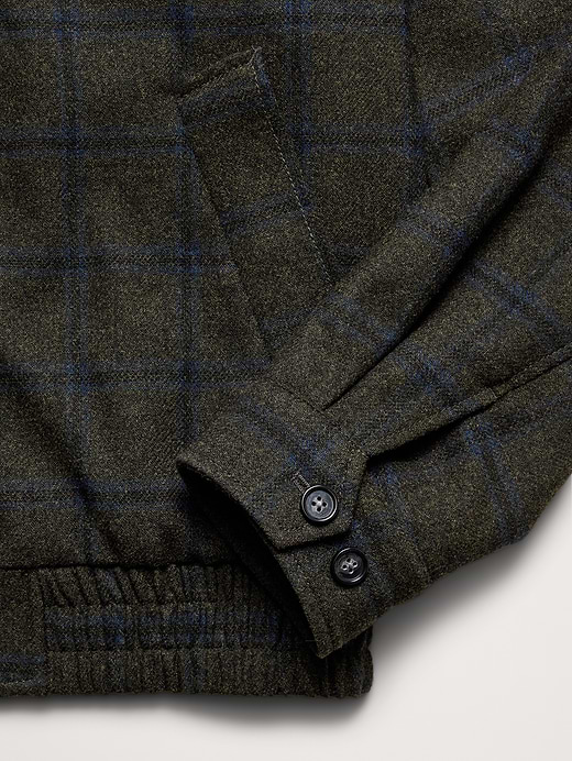Banana Republic Plaid Flannel Harrington Jacket — photo 7