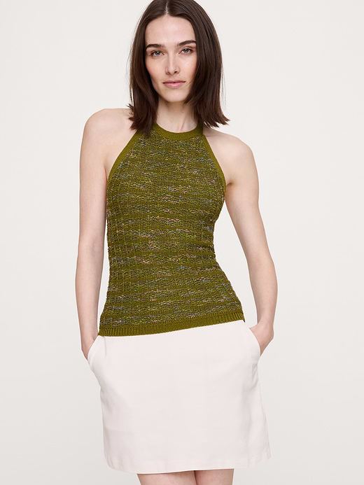 Banana Republic Tie-Neck Halter Tank — photo 1