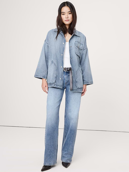 Banana Republic Washed Cotton Chore Jacket — photo 1