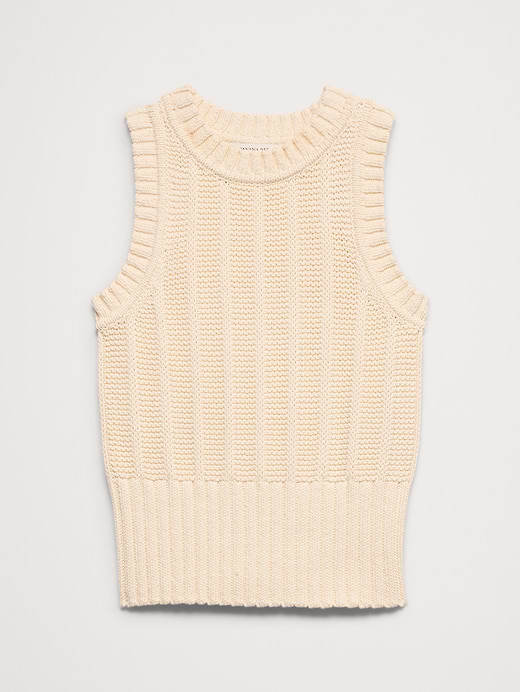 Banana Republic Chunky Cotton Sweater Tank — photo 5