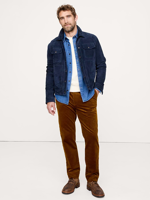Banana Republic Straight Stretch-Corduroy Pull-On Pant — photo 1
