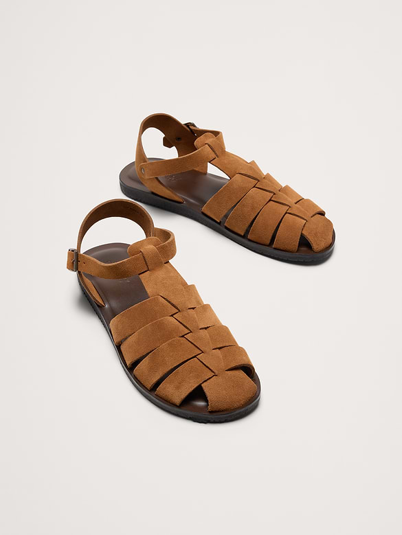 Banana Republic Suede Fisherman Sandal — photo 3