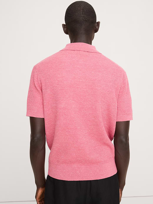 Banana Republic Linen-Cotton Sweater Polo — photo 3