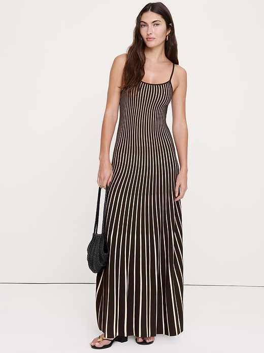 Banana Republic Sculpted Stripe Maxi Dress — photo 1