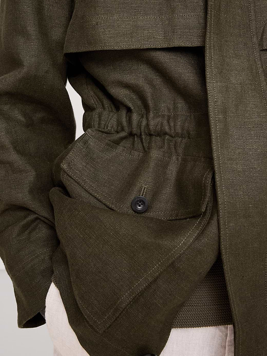 Banana Republic Linen Canvas Utility Jacket — photo 8