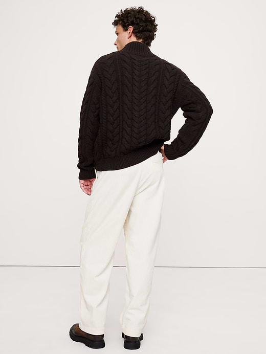 Banana Republic Loose Pleated Corduroy Pant — photo 3
