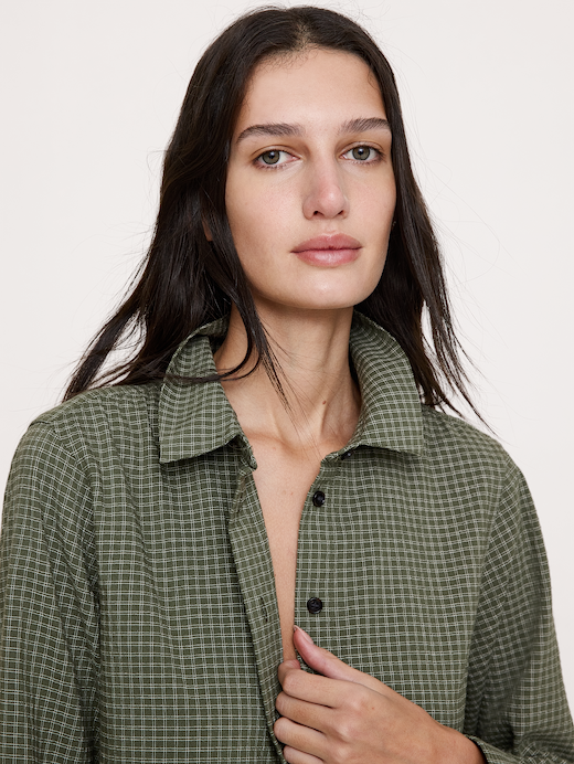 Banana Republic The Everyday Shirt In Seersucker — photo 4