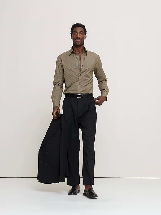 Banana Republic Standard-Fit Wrinkle-Resistant Dress Shirt — photo 7