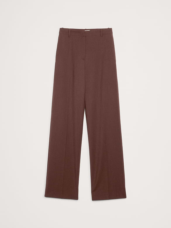 Banana Republic Ultra High-Rise Modern Straight Italian Lightweight Wool Pant — photo 5