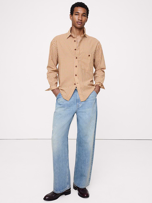 Banana Republic Relaxed-Fit Summerweight Cotton Shirt — photo 1