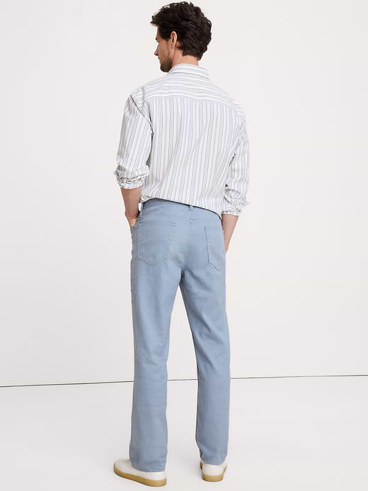 Banana Republic Straight Linen-Cotton Traveler Pant — photo 3
