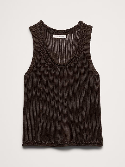 Banana Republic Heirloom Linen Sweater Tank — photo 5