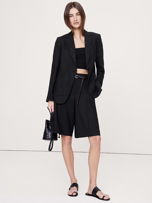 Banana Republic Slim Linen Blazer — photo 1