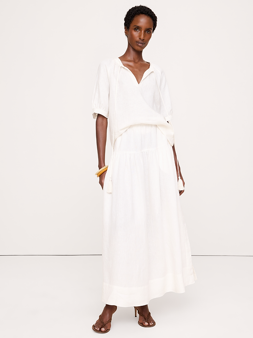 Banana Republic Linen Tassel-Tie Top — photo 4