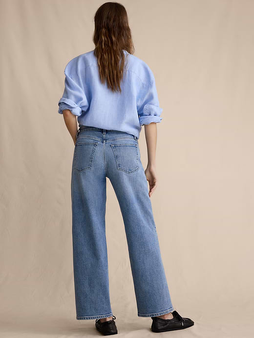 Banana Republic Mid-Rise 90s Loose Crop Jean — photo 3