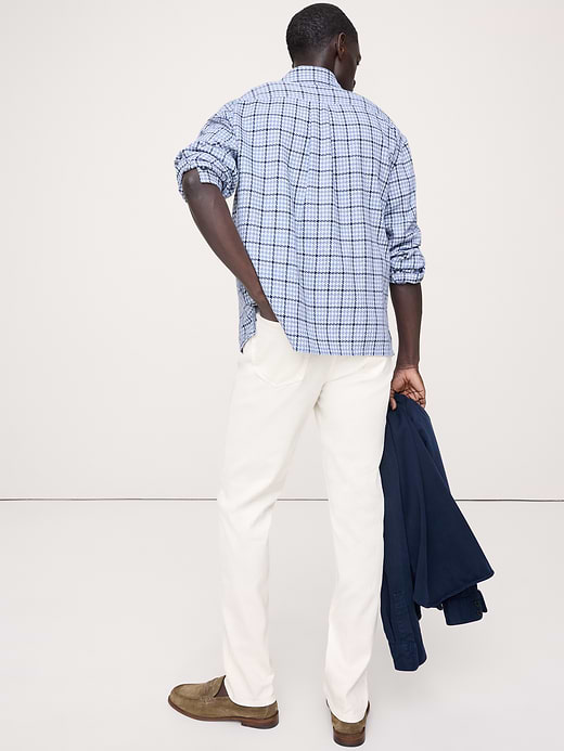 Banana Republic Slim Linen-Cotton Traveler Pant — photo 3