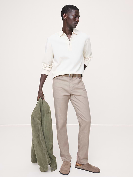 Banana Republic Slim Linen-Cotton Traveler Pant — photo 1