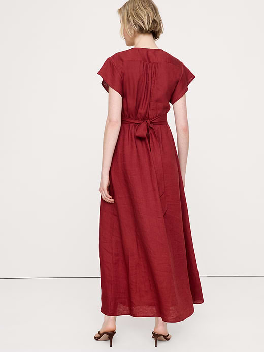 Banana Republic Linen Side-Tie Maxi Dress — photo 3
