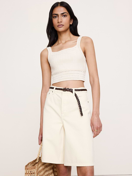 Banana Republic Cotton Crochet Bralette — photo 1